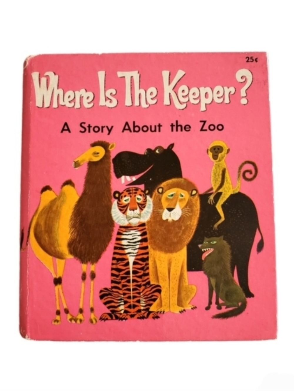 Whitman Where Is The Keeper? A Story About The Zoo Hardcover Book Vintage 1954